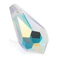 thumbnail image 1 of 144 Pieces (7.5x15mm) Crystal AB | Preciosa Crystal Glass Faceted Teardrop Pendants, 1 of 3