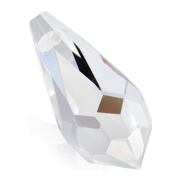 144 Pieces (9x18mm) Crystal | Preciosa Crystal Glass Faceted Teardrop Pendants