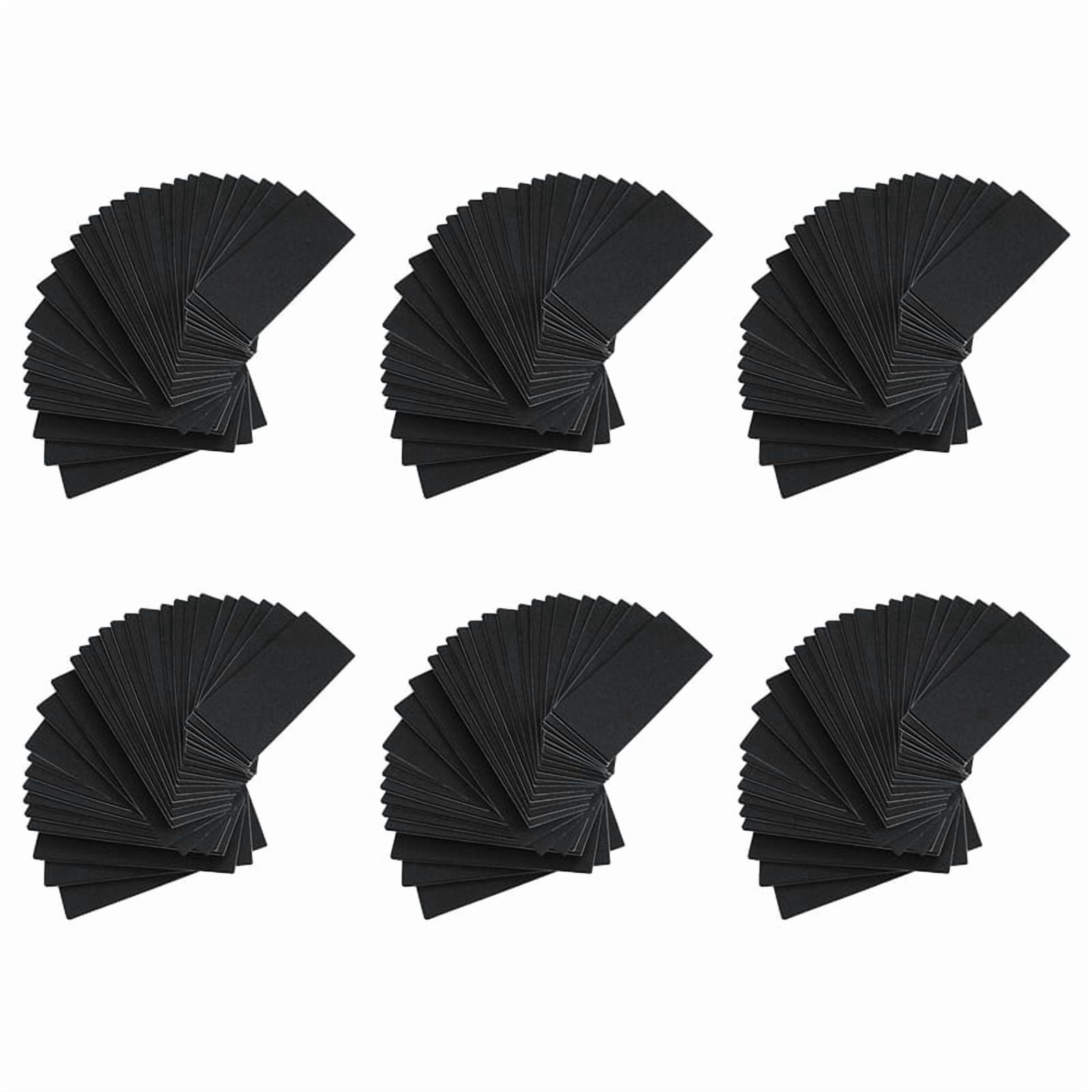144 Pieces Fingerboard Foam Grip Tape Adhesive Foam Tape Black Non Slip Foam Grip Tape for Mini Fingerboards