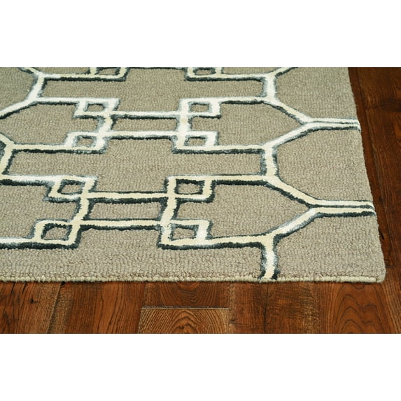 144" X 180" Mocha Wool or Viscose Rug