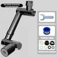 thumbnail image 1 of 1440 Degree Rotating Faucet Extender Aerator – 1080° Swivel Mechanical Arm Nozzle with 2 Spray Modes, Water Saving Sink Attachment for Bathroom and Kitchen, Easy Install Brass Fixture, 1 of 2