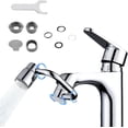 thumbnail image 1 of 1440° Rotatable Faucet Aerator Extension, 2 Modes Universal Sink Faucet for Splash Reduction, 1080° Rotating Multifunctional Faucet Extender for Bathroom Sink Kitchen, 1 of 4