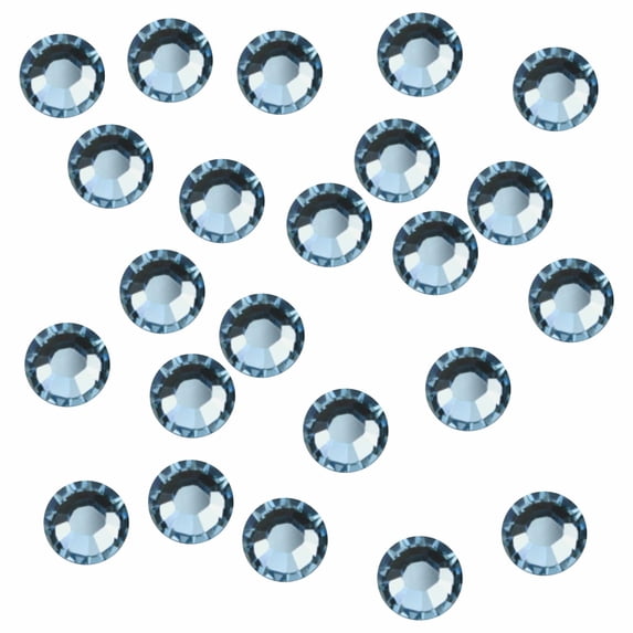 1440 pcs SS10 (3mm) Professional Korean Grade Crystal Glass Iron On Hotfix Rhinestones, Aqua