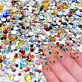 thumbnail image 1 of 1440pcs Bling Colorful Rhinestones Nail Charms for Nails 3D Flatback Nail Gems and Rhinestones Crystal Nail Art Design Sparkling Diamonds Nail Jewels for Nail Art Decorations DIY Acrylic Nail Supplies, 1 of 7