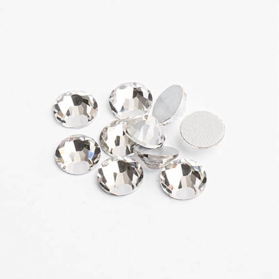 1440pcs Crystal Lane DIY SS3 (1.4mm) Crystal Round Glass Flatback Rhinestones for Arts & Crafts Nail Art Clothes Shoes