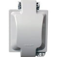 thumbnail image 1 of 14437 2 Gang Gray Vertical Metal Weatherproof In-Use Cover, 1 of 1