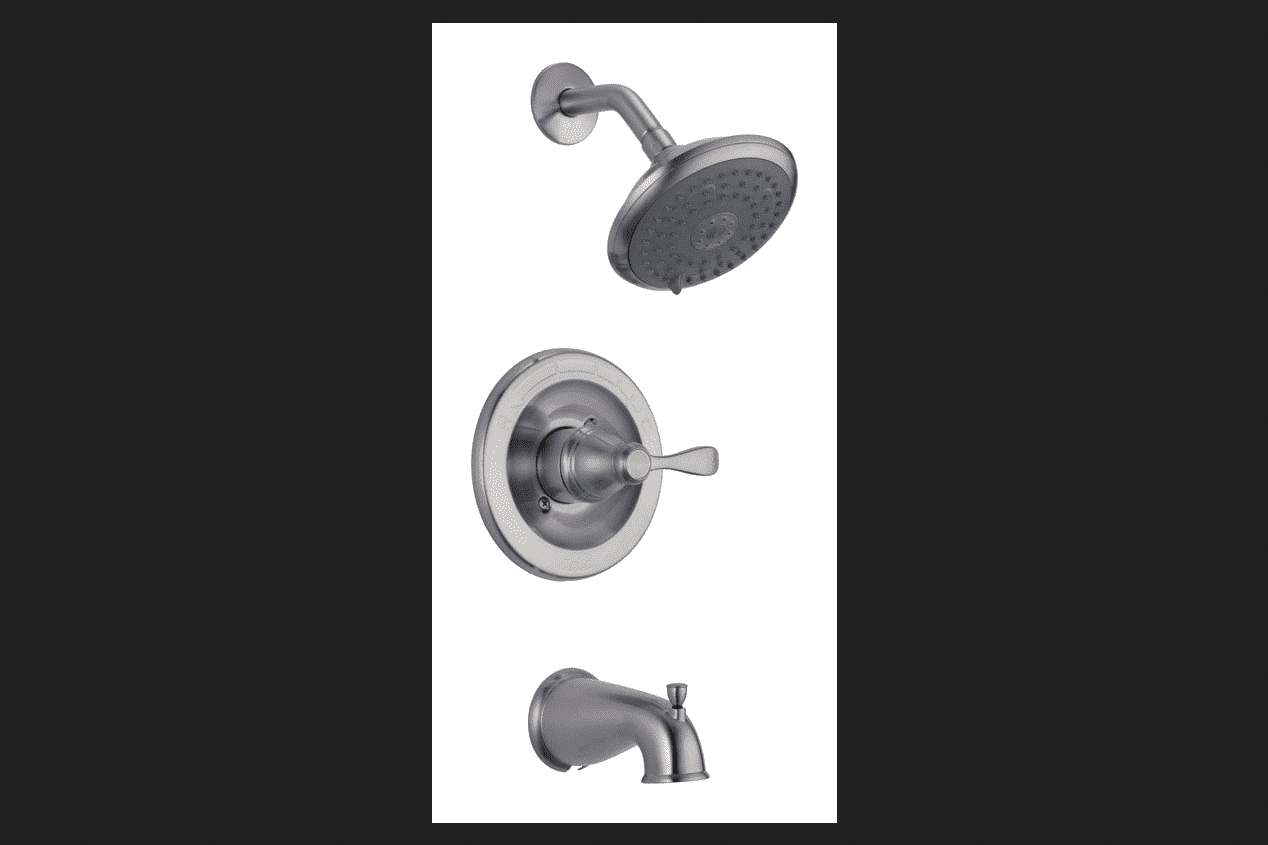 144984Bn Delta Brushed Nickel Tub And Shower Faucet