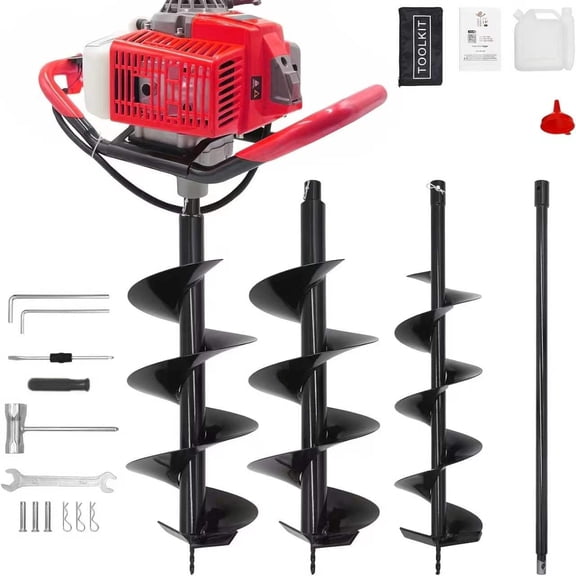62CC 2-Stroke Post Hole Digger Auger Drill