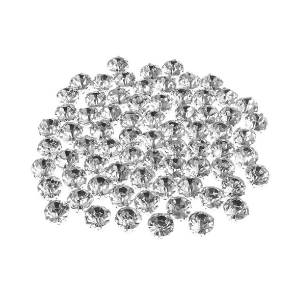 Crystal claw 144PCS Crystal Claw Glass Rhinestones Sewing Rhinestones White Round Claw Rhinestones for DIY Garment