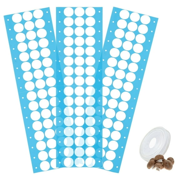 144Pcs Synthetic Filter Paper Stickers 20mm 0.22 m Filter Patch Sticker Disc Adhesive Filter Patch Sticker Wide Mouth Filter Paper for Mushroom Cultivation Jar Lids Mason Jars