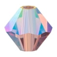 thumbnail image 1 of 144pc Preciosa® Crystal Beads Czech Crystal Bicone(451 69 302 Rondelle) 20020 20000 Light Amethyst AB 2x 4mm, 1 of 4