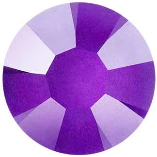144pcs Preciosa MAXIMA Czech Crystal Flat Back SS10 Neon Violet 438 11 615 Rhinestones for Jewelry Making, DIY Crafts & Decoration