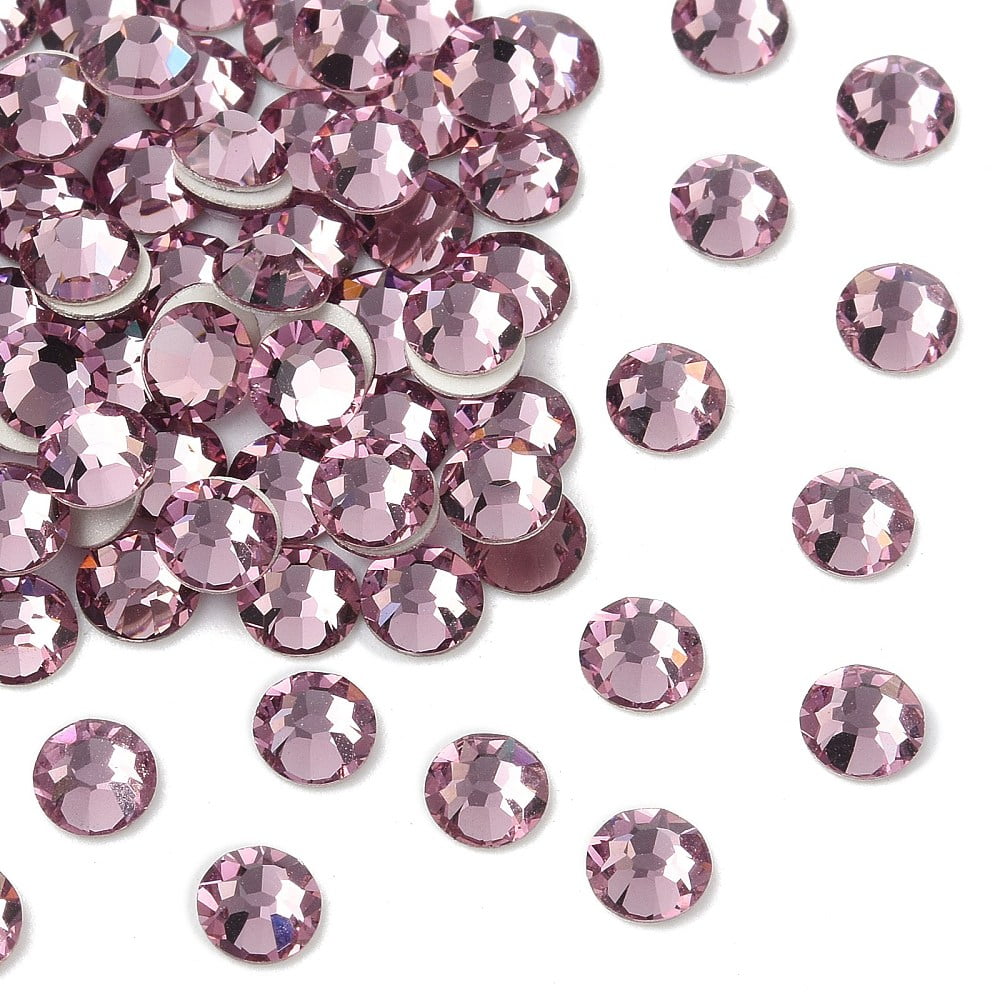 Preciosa Crystal Flat Back Light Amethyst AB and Light Amethyst