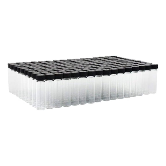 144pk Glass Vial Collection Set and Storage (2 Dram)
