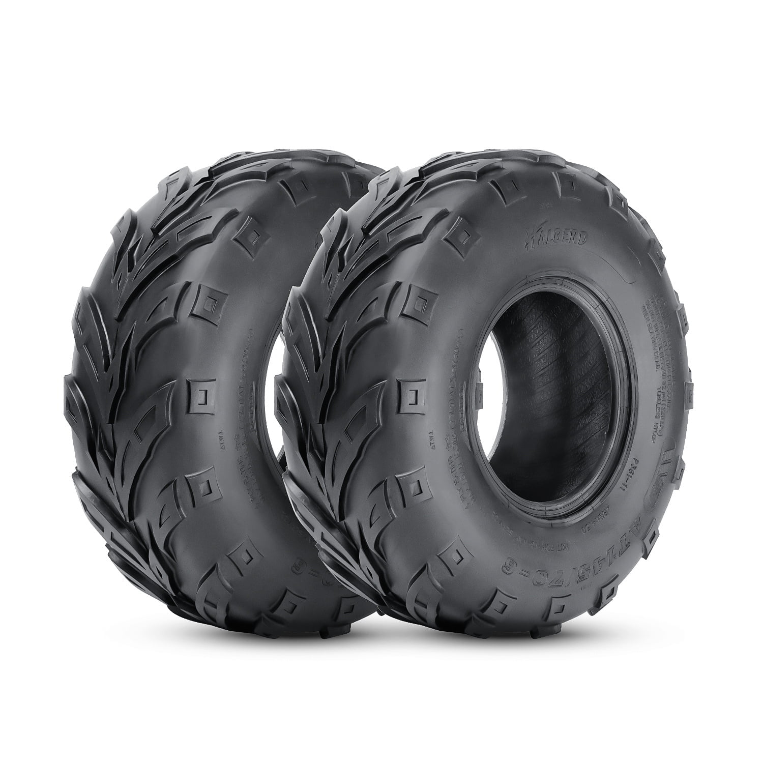 Walmart discounts of HARBERD 145/70-6 4PR ATV & Go Kart Mini Bike Tires, Tubeless Off-road Set of 2
