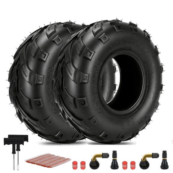 145/70-6 Tire Tubeless for Mini Bike ATV most 80cc 97cc 98cc 105cc Colema* CT100U CC100X B100 KT196 CK196 Baja Doodlebug DB30 Tires 145 70-6 for GMB100 Massimo MB100 RB100 Motovox 196cc Go Kart Parts