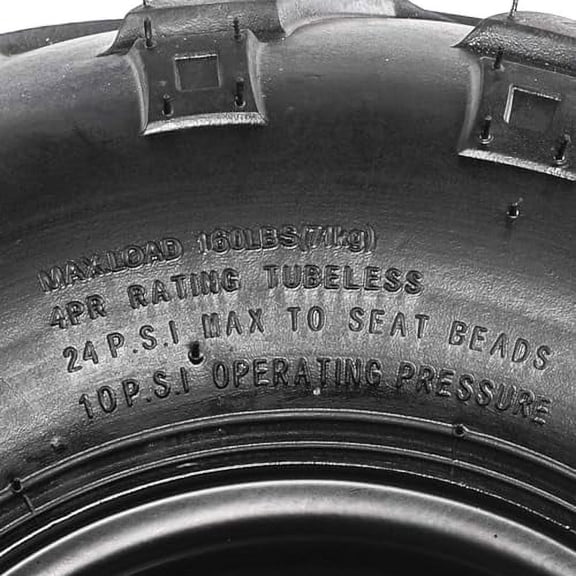 145/70-6 Tubeless Wheel Tire with 6'' Rim 3 Bolt Pattern for 50cc 70cc 90cc 110cc 125cc ATV Go Kart UTV Quad Bike 4 Wheelers (1)