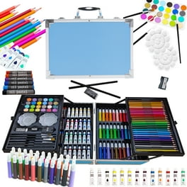 Torubia 150 Pcs Art Set, Drawing Pen Set for Children - Colored Pencils,  Crayons, Oil Pasttels, Watercolor Cakes, Markers, Eraser, HB Pencil，Creative  Art Drawing Art Set with Case, Unisex, Easter Gift 