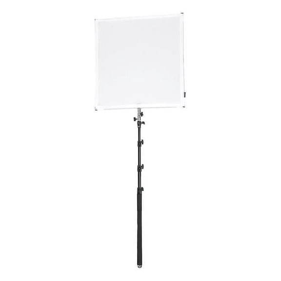 145 x 145 cm Pro Studio Solutions Boom Sun Scrim - Collapsible Frame Diffusion & Silver-White Reflector Kit with Boom Handle & Carry Bag