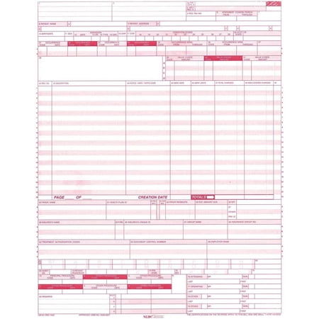 1450 / UB04 Medical Billing forms (500 Sheets)