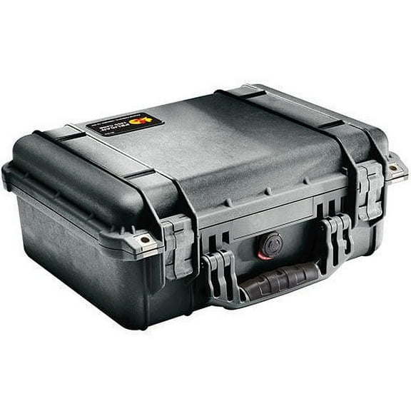 Pelican 1450 Watertight Medium Case With Foam 14-11/16"" x 13"" x 6-13/16"" Blac