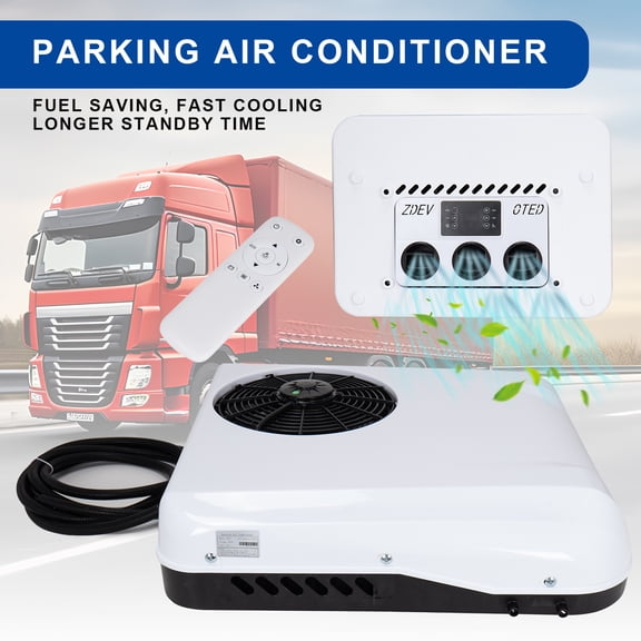 14500BTU  Air Conditioner DC 12V for Rvs Trucks Construction Vehicles Excavators