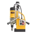 thumbnail image 1 of 1450W Magnetic Drill Press, 2878 lbf Electromagnetic Drill with 6 PCS HSS Cutter Bits, 2-Inch Boring Diameter, Professional Portable Mag Base Drill for Steel Metal, Yellow, 1 of 10