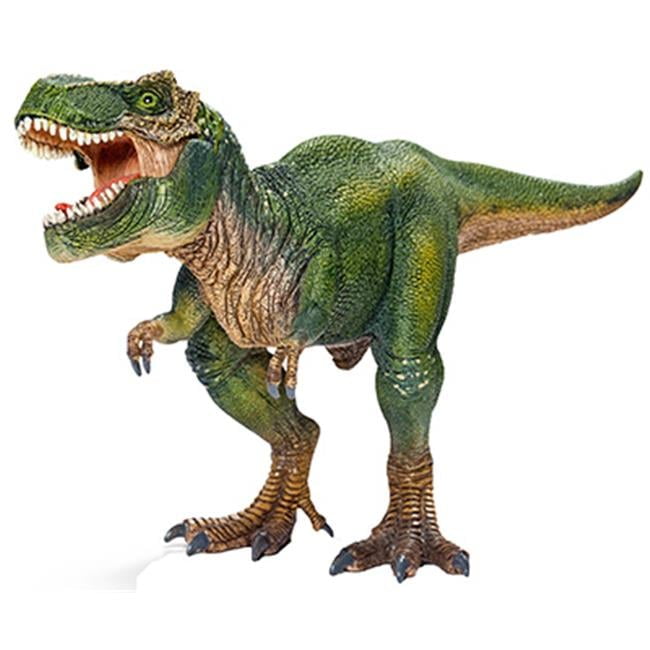 Green Tyrannosaurus Rex Dinosaur Toy with Movable Jaw