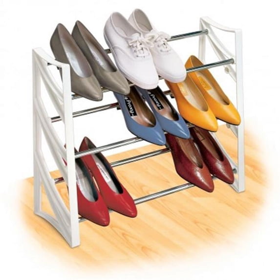 145401DS 9 Pair Convertible Shoe Rack