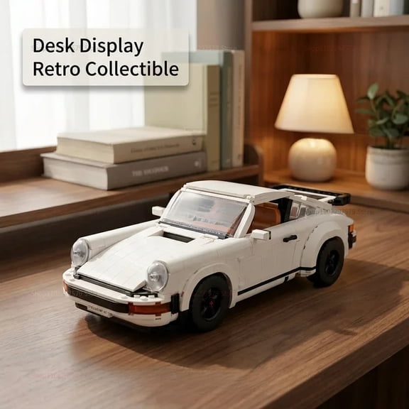 1458PCS Retro Car Building Blocks Set 2in1 Race Car Classic Car STEM Toy forTeens Adults Creative DIY Gift for Christmas