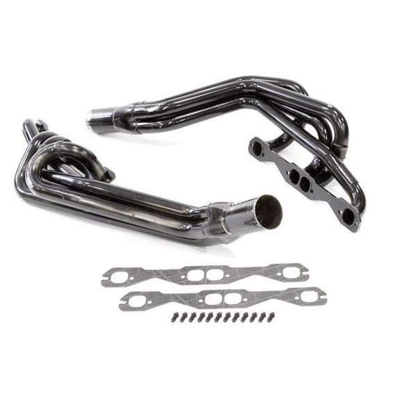 145CM2 1.62 in. 602 Crate Motor Flange Crossover Header for Small Block Chevy