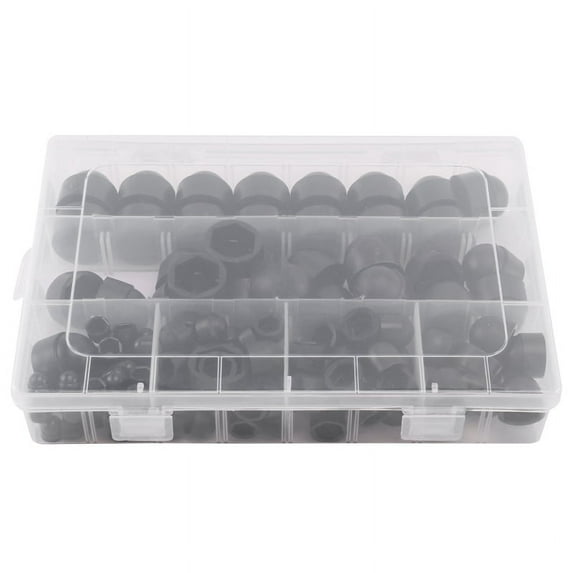 145Pcs Hex Nut Cover Protective - Bolt Cap Protection Caps Covers Exposed Hexagon Plastic