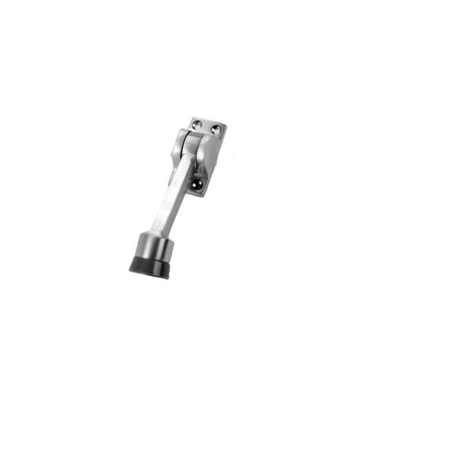 1464-626 4 in. Kick Down Door Stop, Brushed Chrome