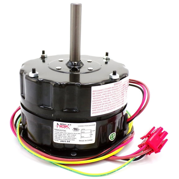 1468-41L CONDENSER MOTOR 208/230V 1/12 HP - EXACT FIT FOR EVCON - REPLACEMENT PART BY NBK