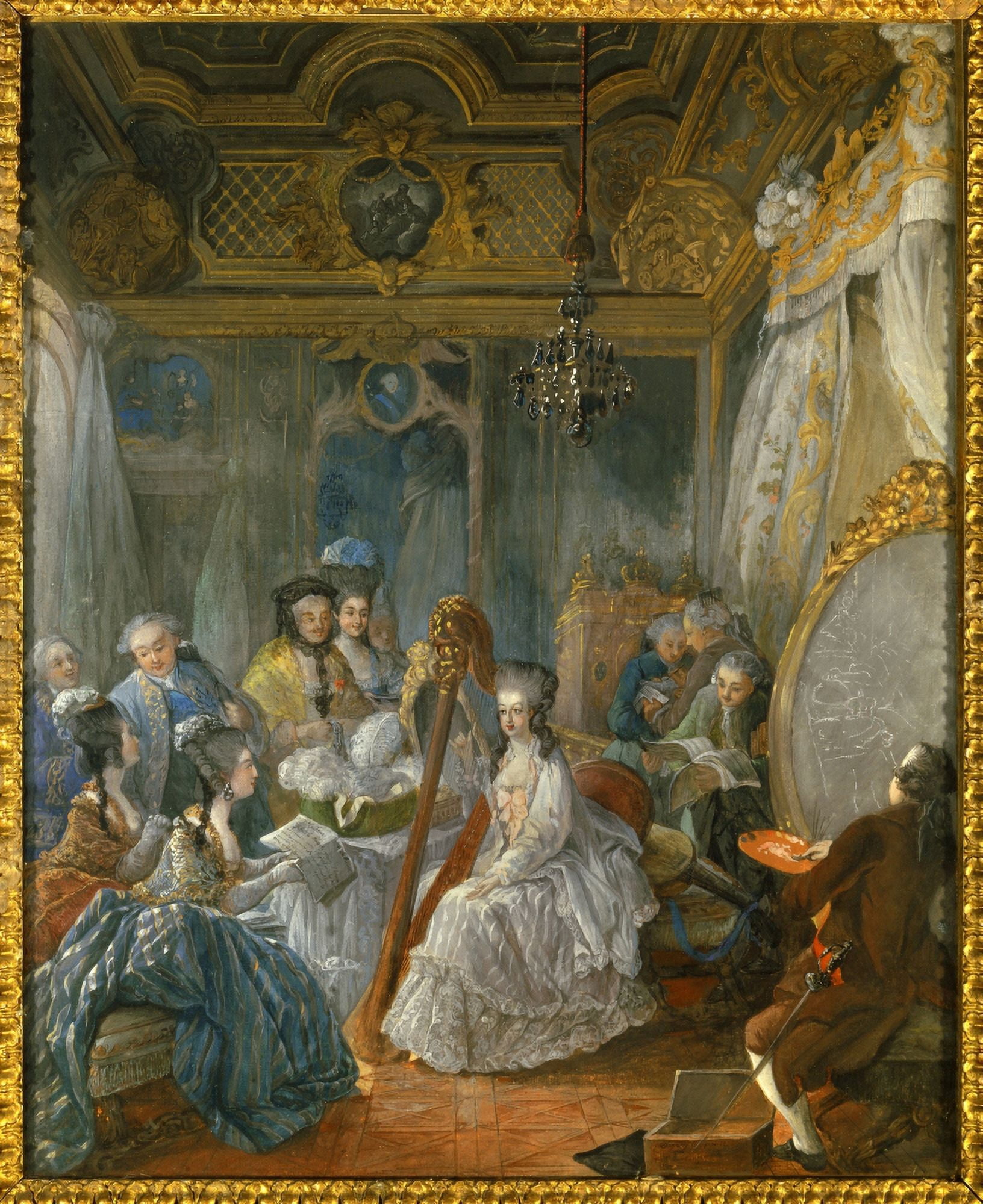 1469 Jean Baptiste Gautier DAgoty (1740-1786) French School Canvas Art - (24 x 36)