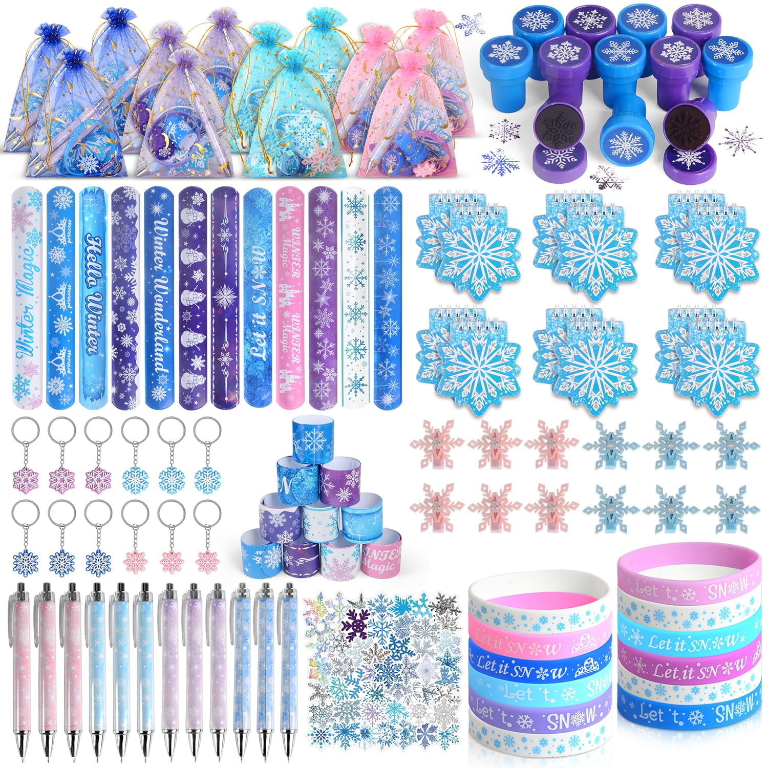 146PCS Frozen Party Favors, Snowflake Birthday Party Favors with — free download