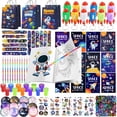 thumbnail image 1 of 146Pcs Outer Space Party Filler Set, Astronaut Gift Pack with Goodie Bags, Stickers, Bracelets, for Space Birthday Party Decor Supplies, 1 of 9