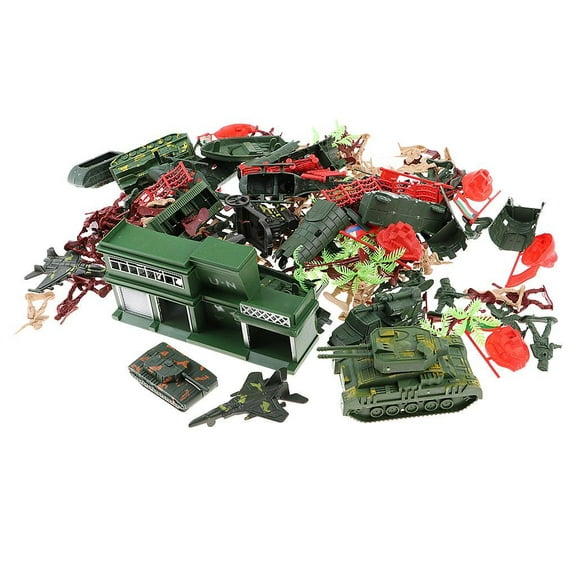 146pcs/set Soldier Action Figures Playset War Game Miniature Model Kids Gift