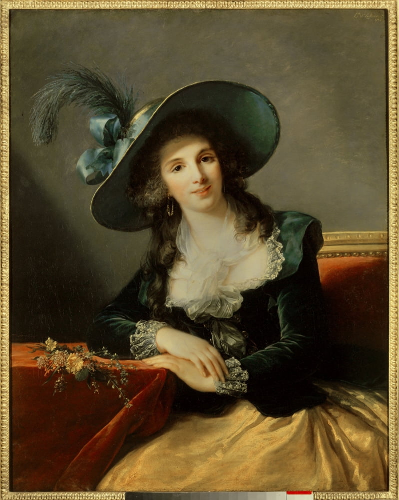 1472 Elisabeth Vigee Lebrun (1755-1842) French School Canvas Art - (24 x 36)
