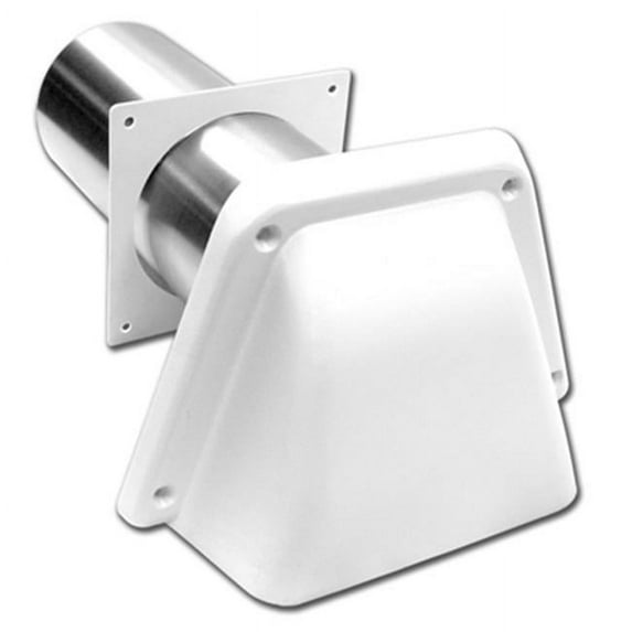 1472W 4 x 8 in. White Hood Vent