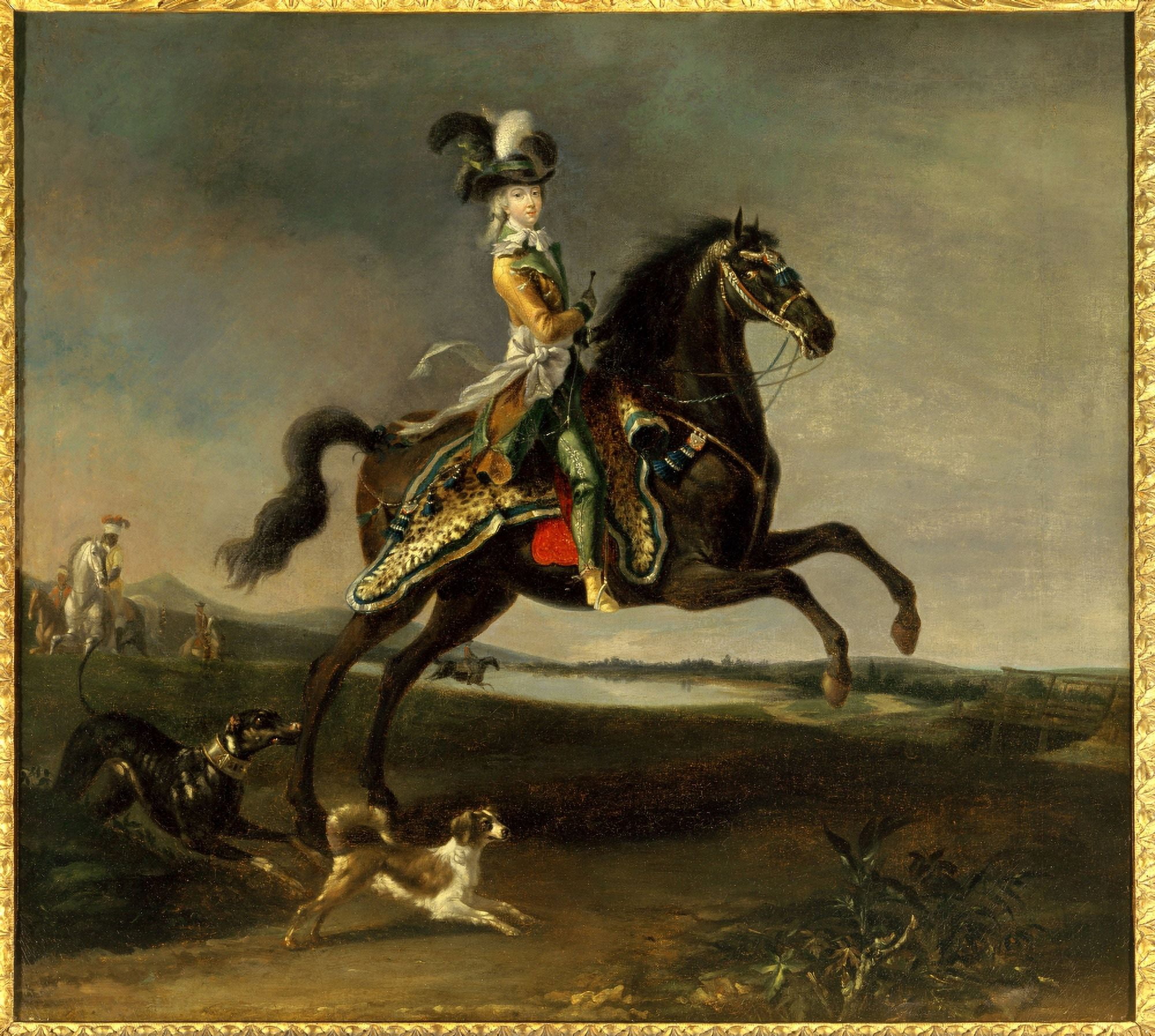 1477 Louis Auguste Brun (1758-1815) Swiss School Canvas Art - (36 x 24)