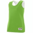 thumbnail image 1 of 147A-Lime- White-S Ladies Reversible Wicking Tank, Lime-White - Small, 1 of 1