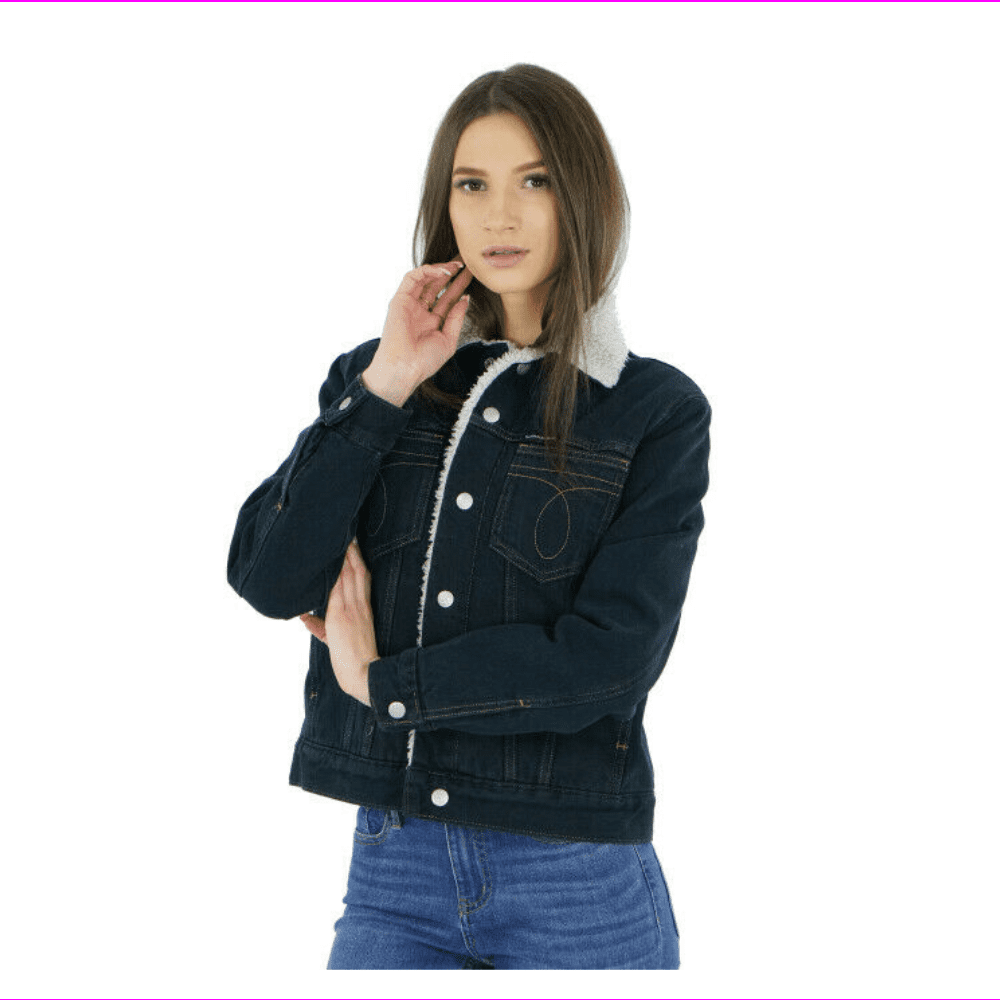 Aggregate more than 121 calvin klein denim jacket womens