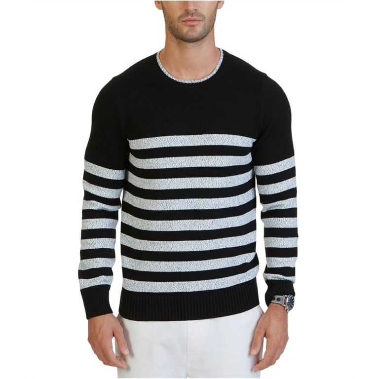 Nautica men's stripped crew sweater 2024 S _3XL