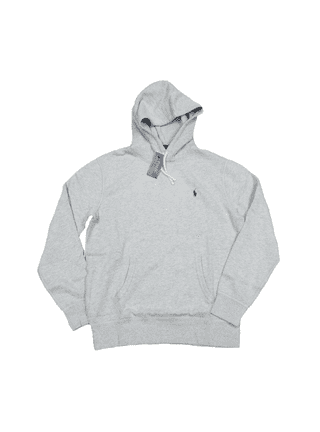 Grey ralph lauren hoodie mens hotsell