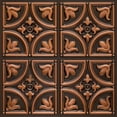 thumbnail image 1 of 148 - Tiny Tulips 2 ft. x 2 ft. PVC Glue-up Ceiling Panel in Antique Copper (40 sq.ft / Pack) - 10 Pieces, 1 of 3