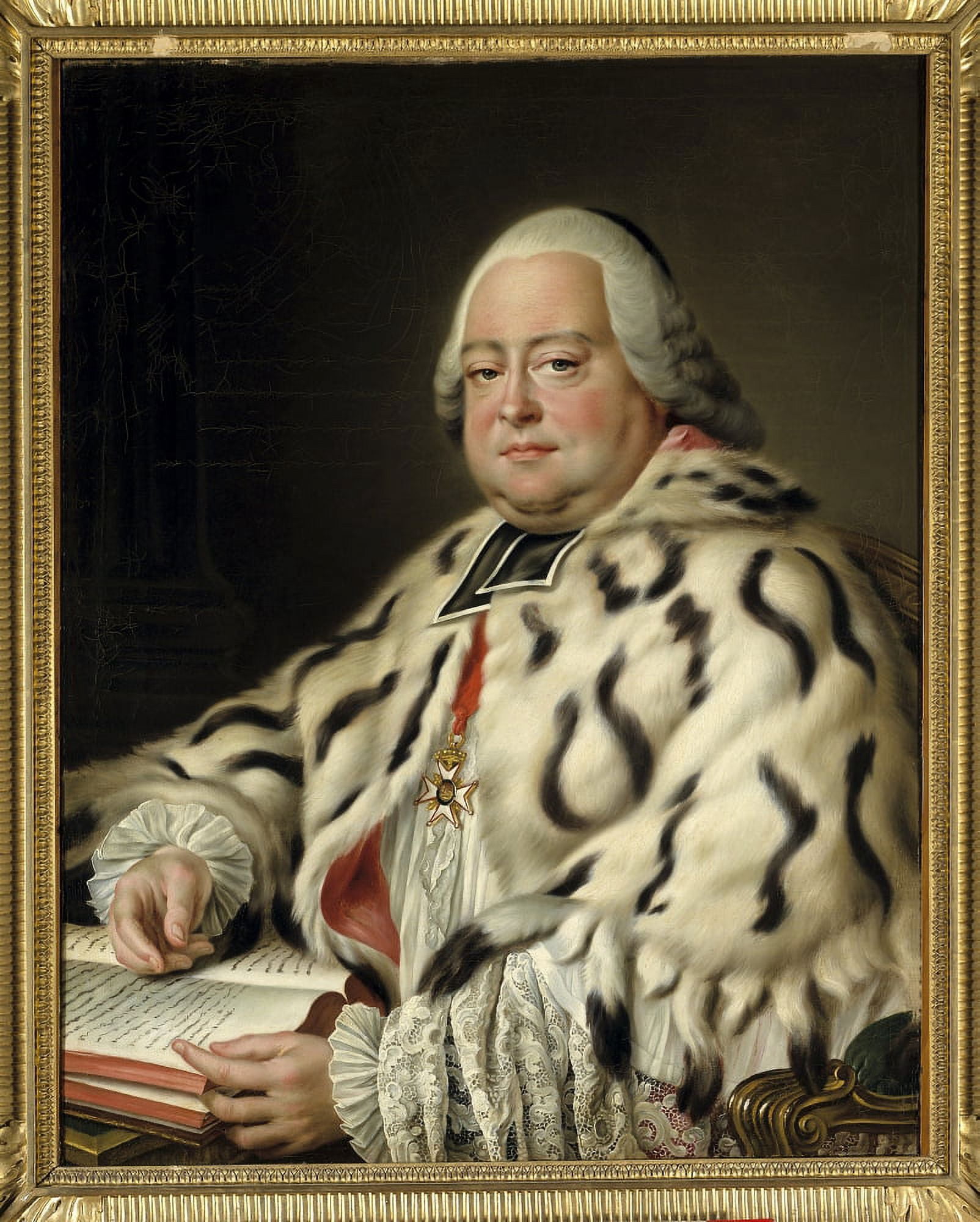 1485 Attributed To Francois Hubert Drouais (1727-1775) French School Canvas Art - (24 x 36)