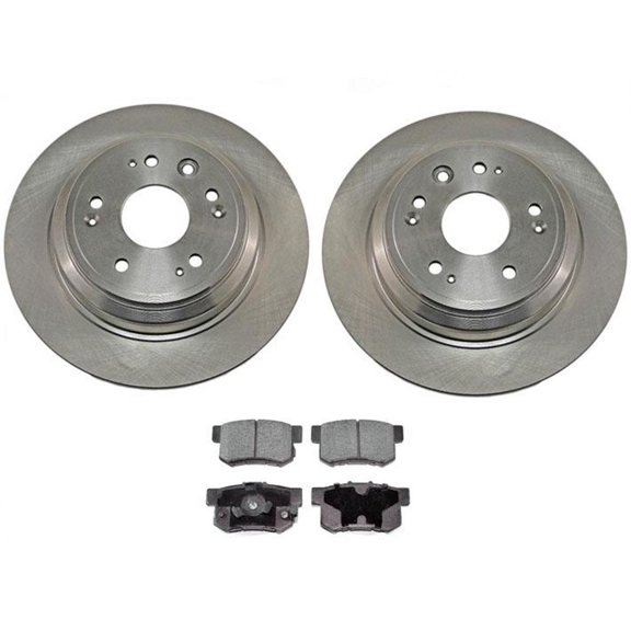 148777 Front & Rear Disc Brake System Kit for 2010-2015 a for Crosstour & for Crosstour All-Drive, Includes Ceramic Pads for Smooth & Safe Performance