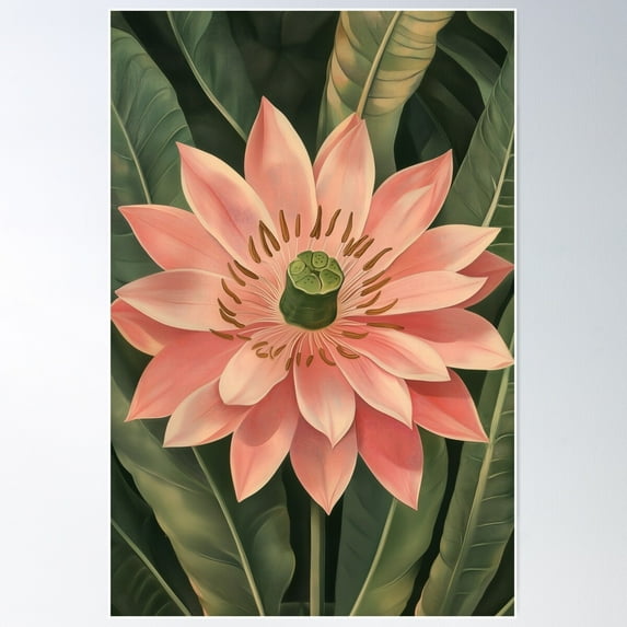 1488 Fairytale Vintage Flower Poster Wall Art, Modern Wall Decor For Living Room Bedroom, 12x18 UNFRAMED