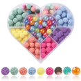 thumbnail image 1 of 148pcs 8 style Rubberized style Imitation Pearl Transparent Acrylic Beads Berry Round Mixed color 12x11.5-12mm Hole: 1-2mm, 1 of 5